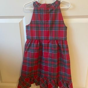 Holiday Vineyard Vines girls size 6 dress.  Festive red plaid taffeta fabric.